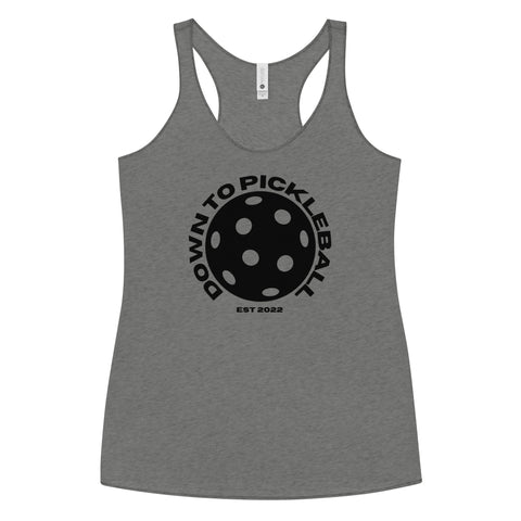 Down To Pickleball Women's Racerback Tank Top