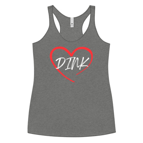 Dink Heart Women's Racerback Tank Top