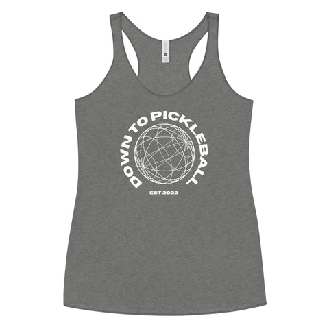 Down To Pickleball Women's Racerback Tank Top