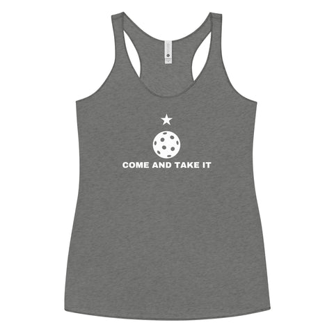 Come And Take It Women's Racerback Tank Top