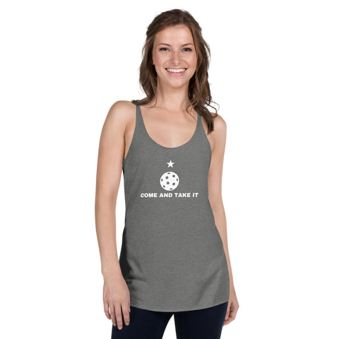 Come And Take It Women's Racerback Tank Top