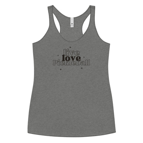 Live Love Pickleball Women's Racerback Tank