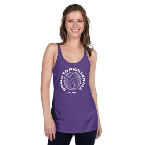 Down To Pickleball Women's Racerback Tank Top