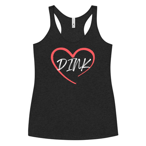 Dink Heart Women's Racerback Tank Top