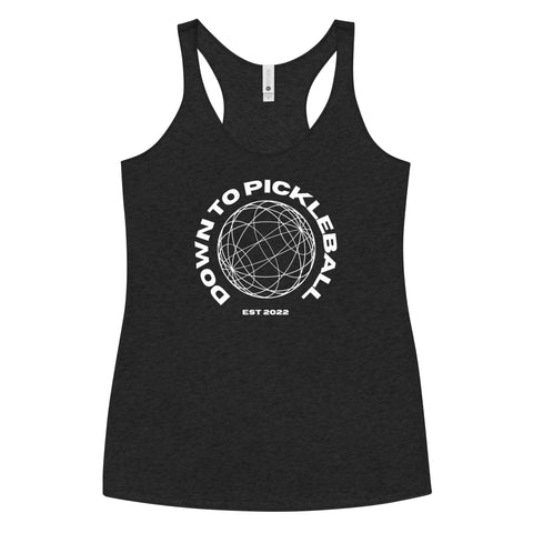 Down To Pickleball Women's Racerback Tank Top