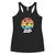 Black And Colorful Dark Retro Women's Racerback Tank Top