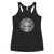 Black White Skull King Minimalist Women's Racerback Tank Top