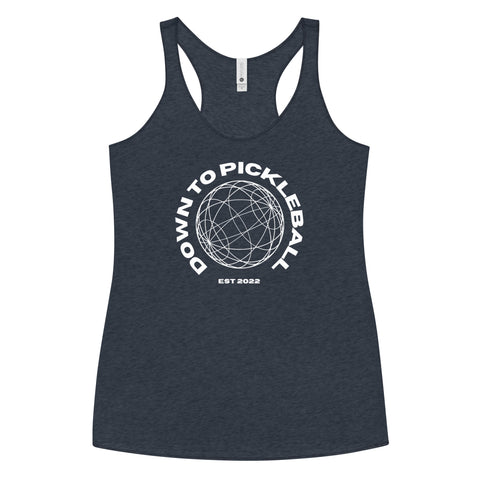 Down To Pickleball Women's Racerback Tank Top