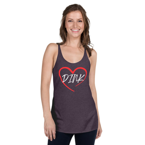 Dink Heart Women's Racerback Tank Top