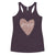 Dink Pink Hrt Women's Racerback Tank Top