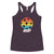 Black And Colorful Dark Retro Women's Racerback Tank Top