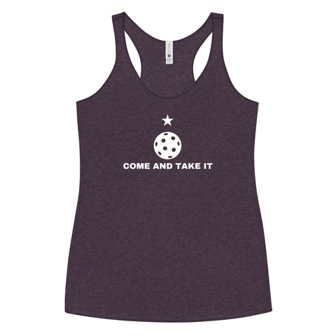 Come And Take It Women's Racerback Tank Top