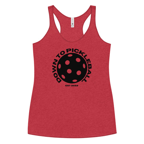 Down To Pickleball Women's Racerback Tank Top