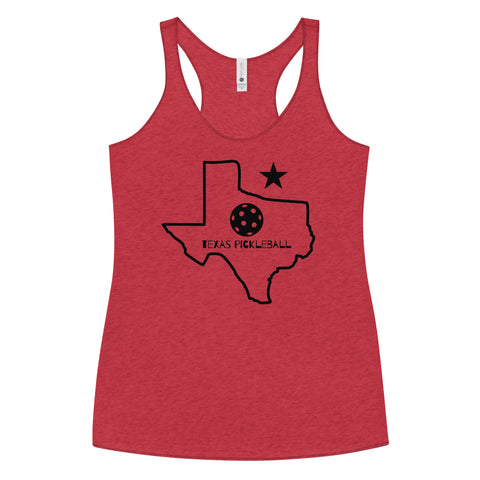 Texas Pickleball Women's Racerback Tank Top