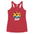 Black And Colorful Dark Retro Women's Racerback Tank Top