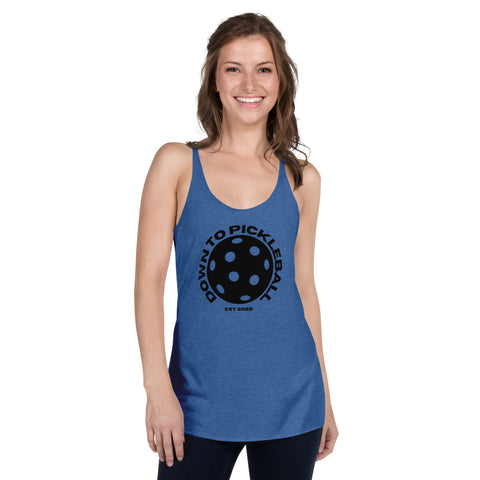 Down To Pickleball Women's Racerback Tank Top