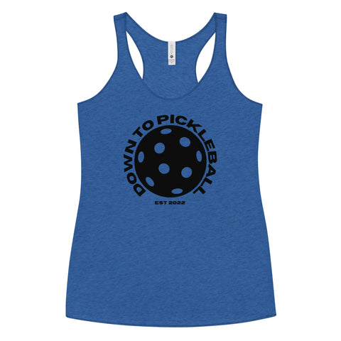 Down To Pickleball Women's Racerback Tank Top