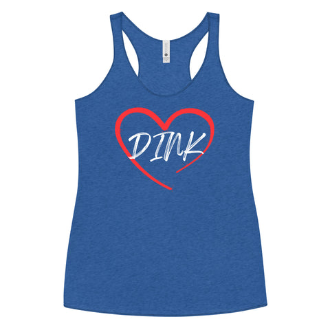 Dink Heart Women's Racerback Tank Top