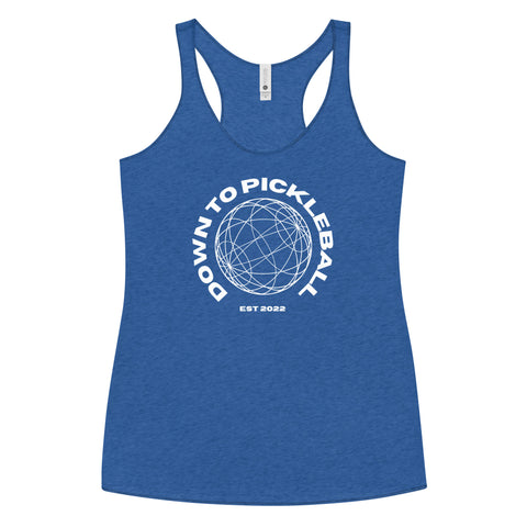 Down To Pickleball Women's Racerback Tank Top