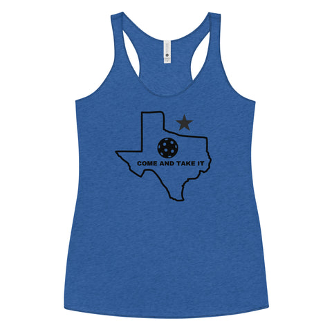 Come And Take It Women's Racerback Tank Top