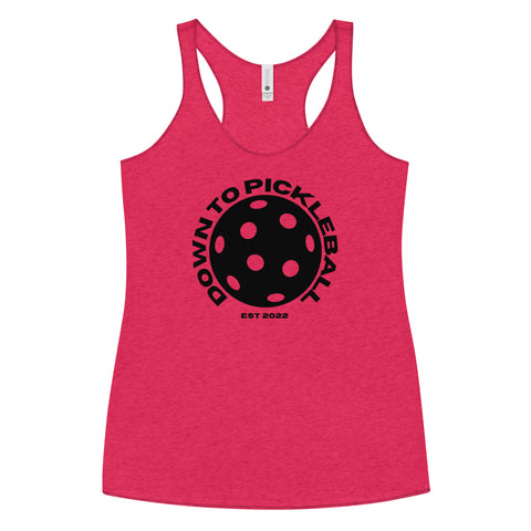 Down To Pickleball Women's Racerback Tank Top