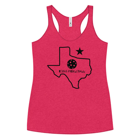 Texas Pickleball Women's Racerback Tank Top