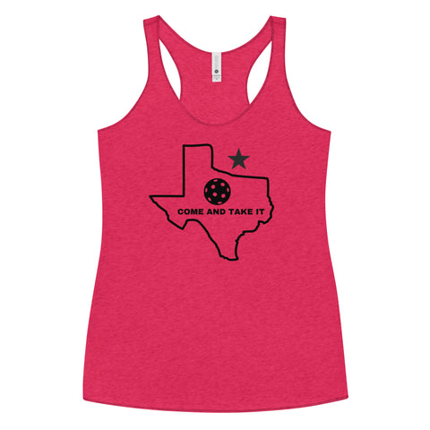 Come And Take It Women's Racerback Tank Top
