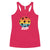 Black And Colorful Dark Retro Women's Racerback Tank Top
