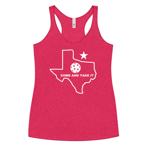 Come And Take It Women's Racerback Tank Top