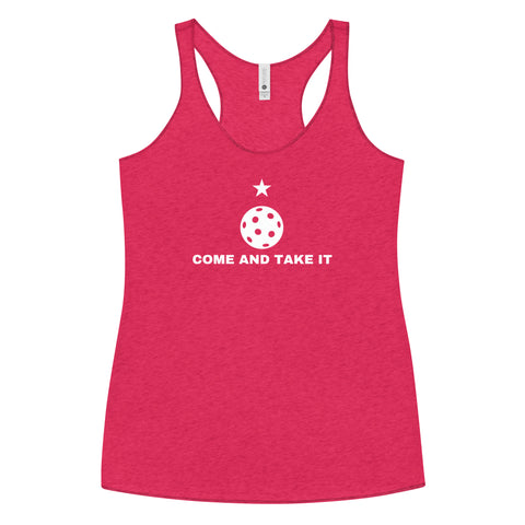 Come And Take It Women's Racerback Tank Top