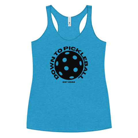 Down To Pickleball Women's Racerback Tank Top