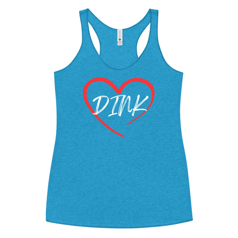 Dink Heart Women's Racerback Tank Top