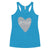 Dink Pink Hrt Women's Racerback Tank Top