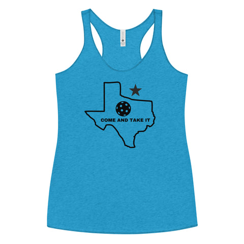 Come And Take It Women's Racerback Tank Top