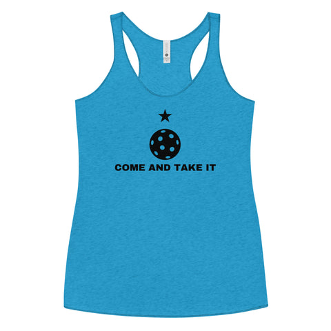 Come And Take It Women's Racerback Tank Top